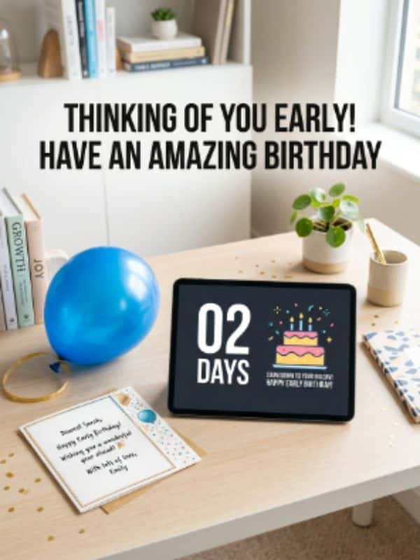 Advance Wishes for Friend Living Far Away