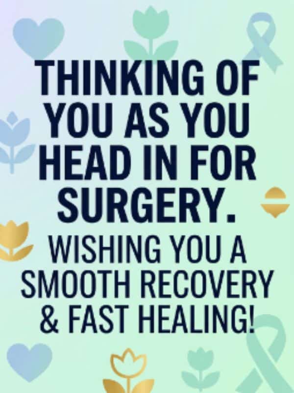 Best Before Surgery Messages for Family and Friends