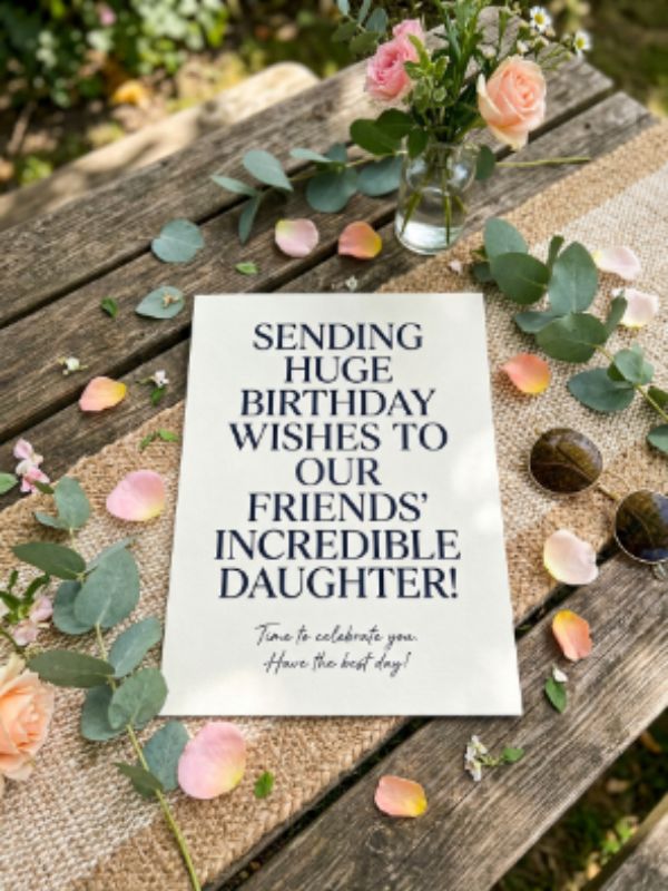 Birthday Wishes for Friend's Teenage Daughter