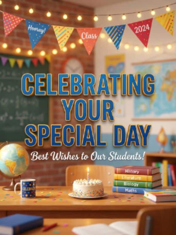 Birthday Wishes for Students in English