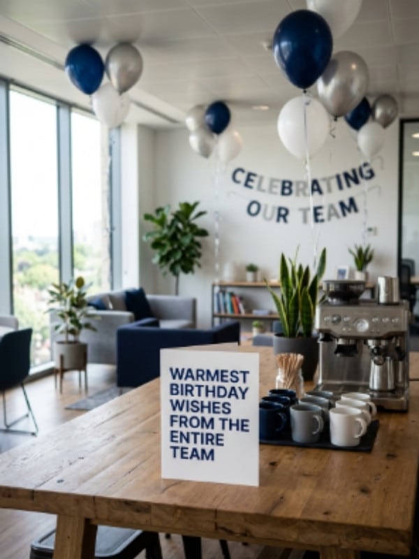 Birthday Wishes from the Entire Team