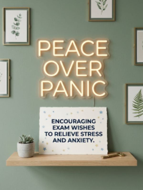 Encouraging Exam Wishes to Reduce Stress and Anxiety