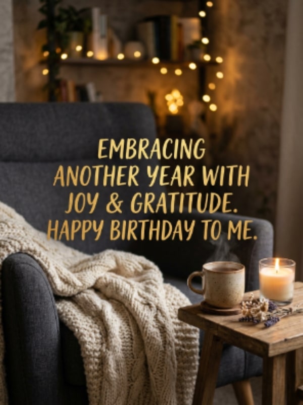 Genuine and Warm Birthday Wishes for Myself Finally