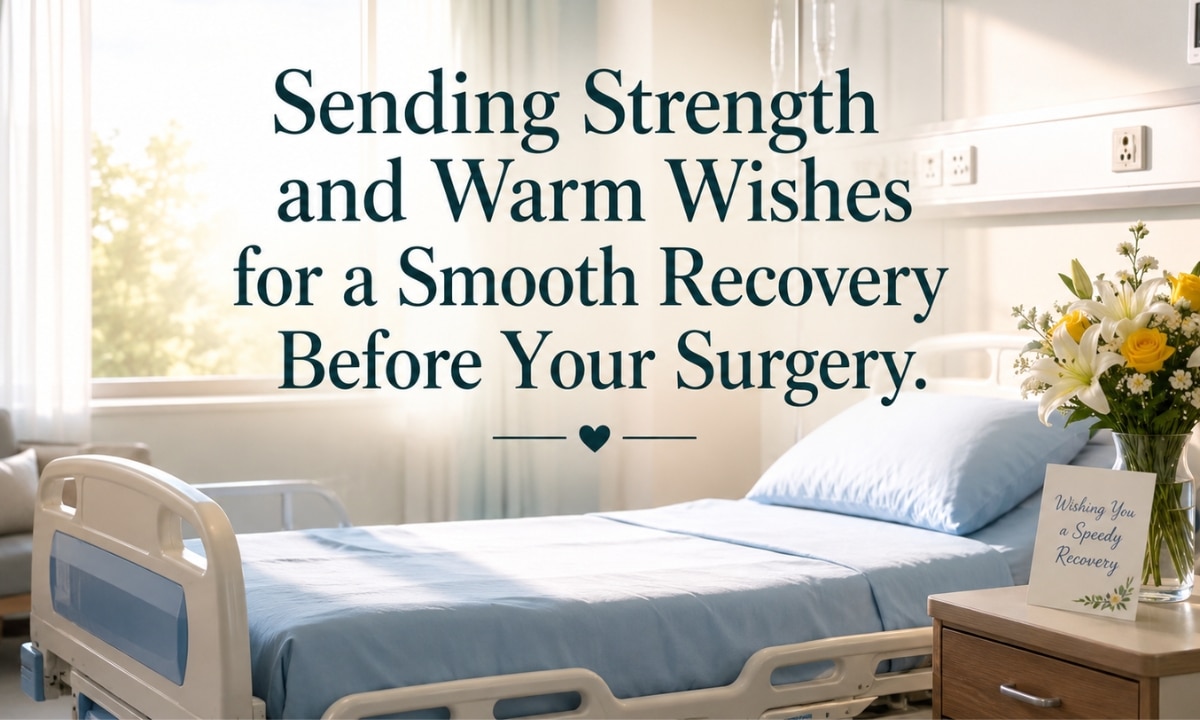 Get Well Before Surgery Wishes