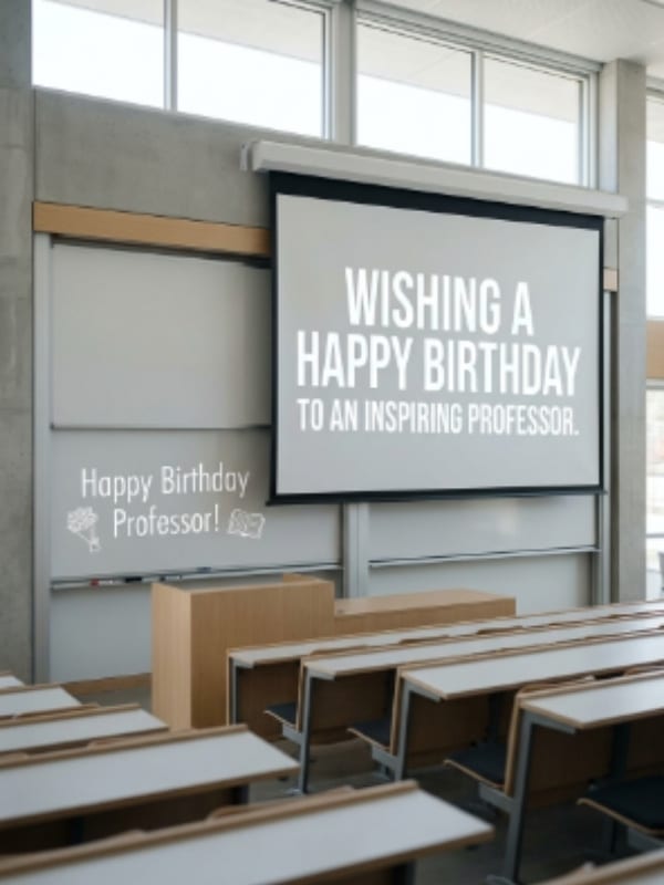 Happy Birthday Wishes for College Professors