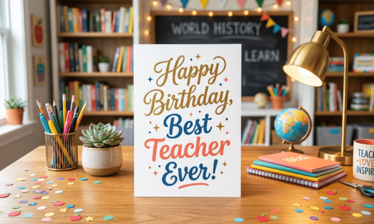 Birthday Wishes for Teachers