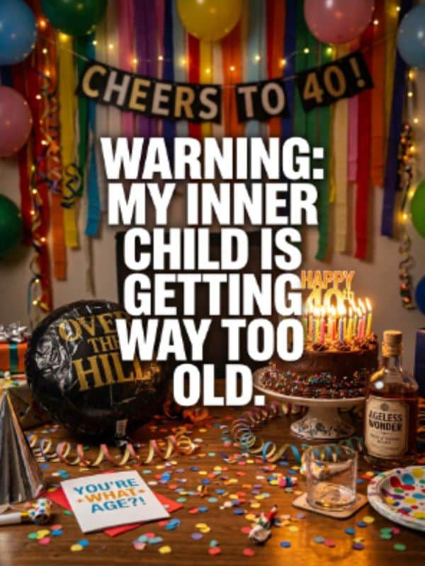 Lighthearted Funny Birthday Wishes for Myself Getting Older