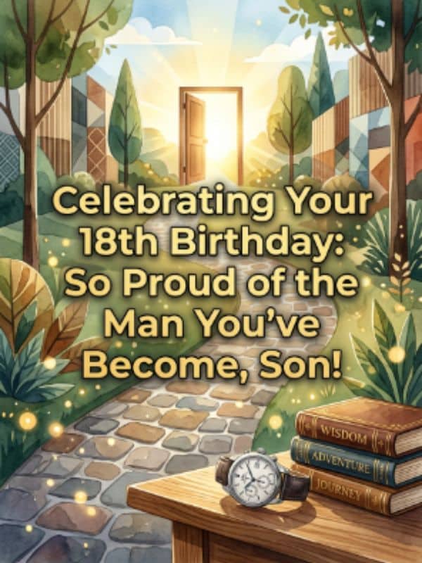 Milestone 18th Birthday Wishes For Son Becoming Adult