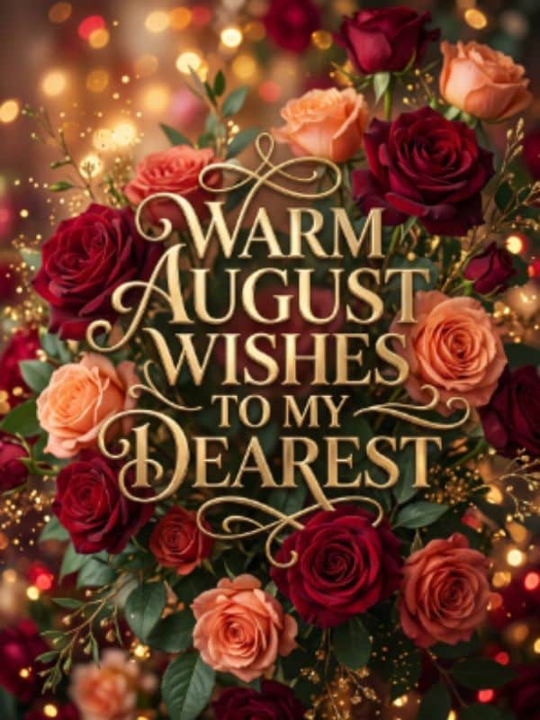 New Month August Wishes for my Love in English