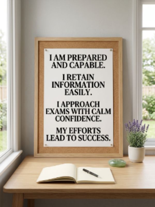 Powerful Affirmations for Exam Success and Self-Belief