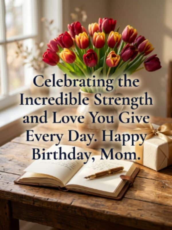 Proud Birthday Wishes For Mom Raising Kids Alone