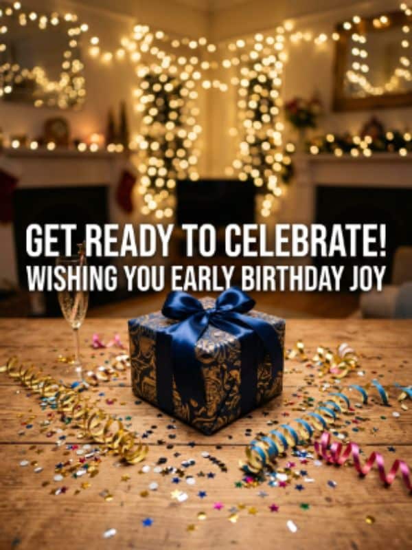 Short and Sweet Advance Wishes for Friend