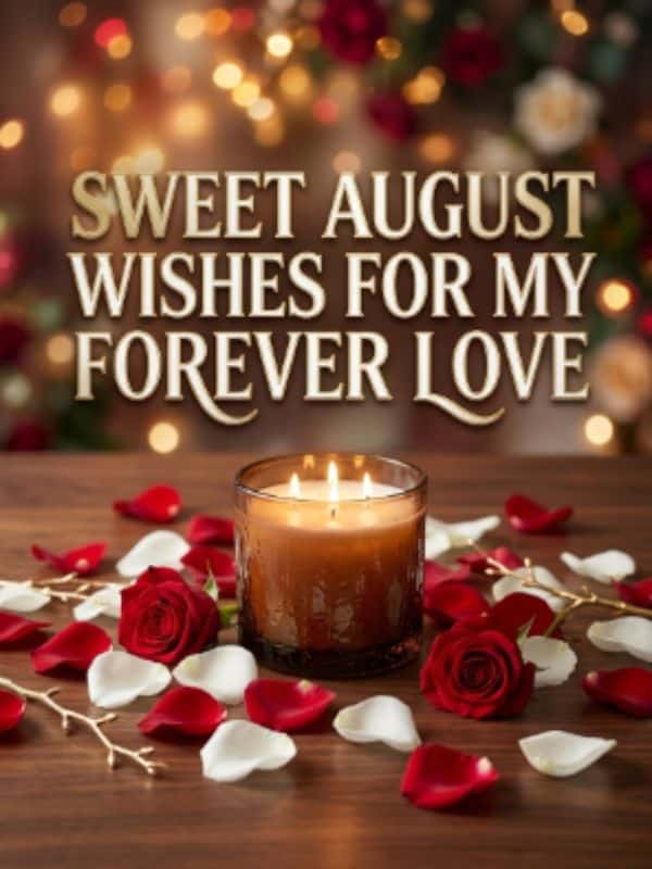 Sweet New Month August Wishes for Wife and Husband