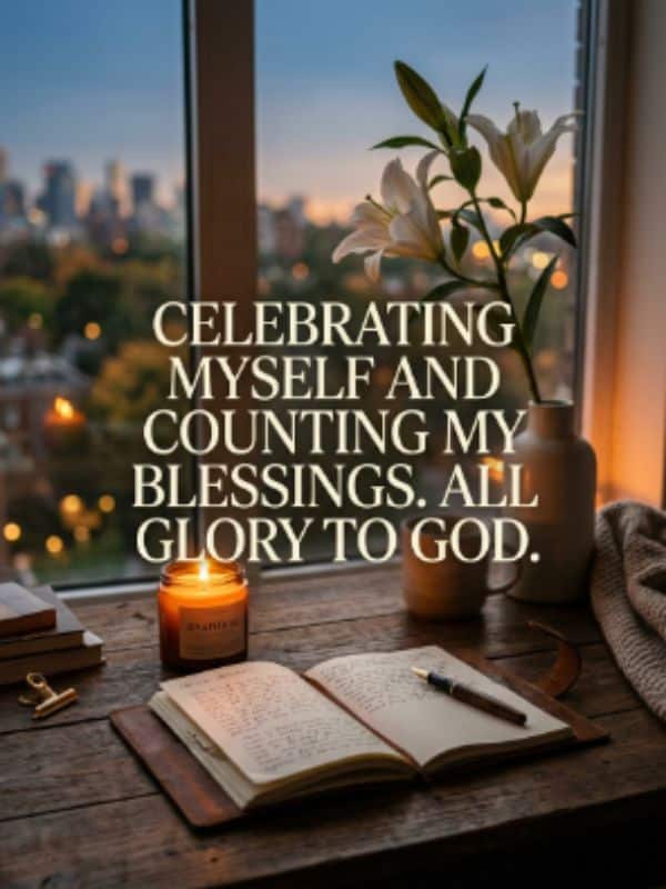 Thanking God Through Beautiful Birthday Wishes for Myself