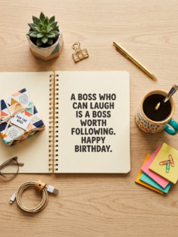 Witty Birthday Quotes to Make Your Boss Smile
