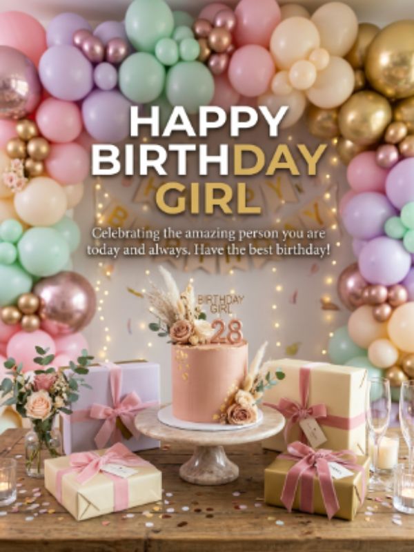 Beautiful Happy Birthday Wishes for Best Friend Girl