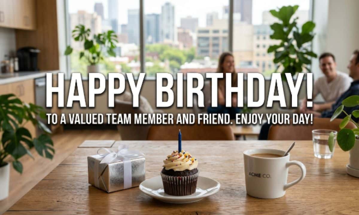 Birthday Wishes for Coworker