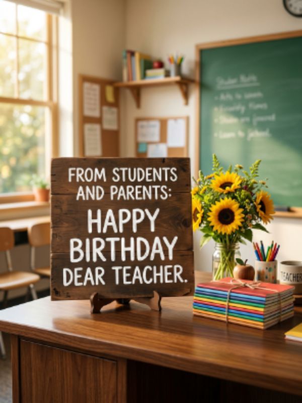 Birthday Wishes for Madam Teacher from Students and Parents