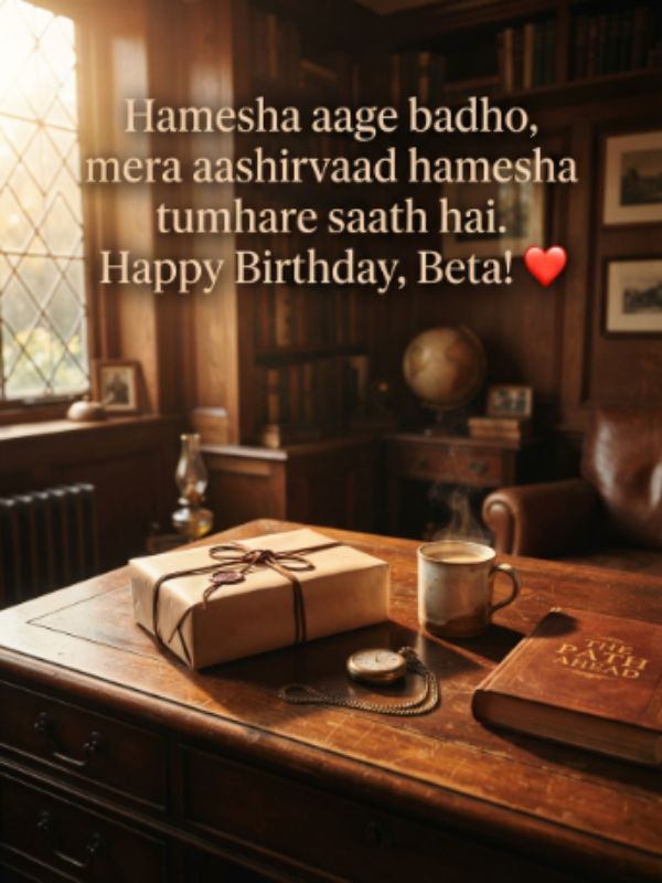 Birthday Wishes for Son from Father in Hindi