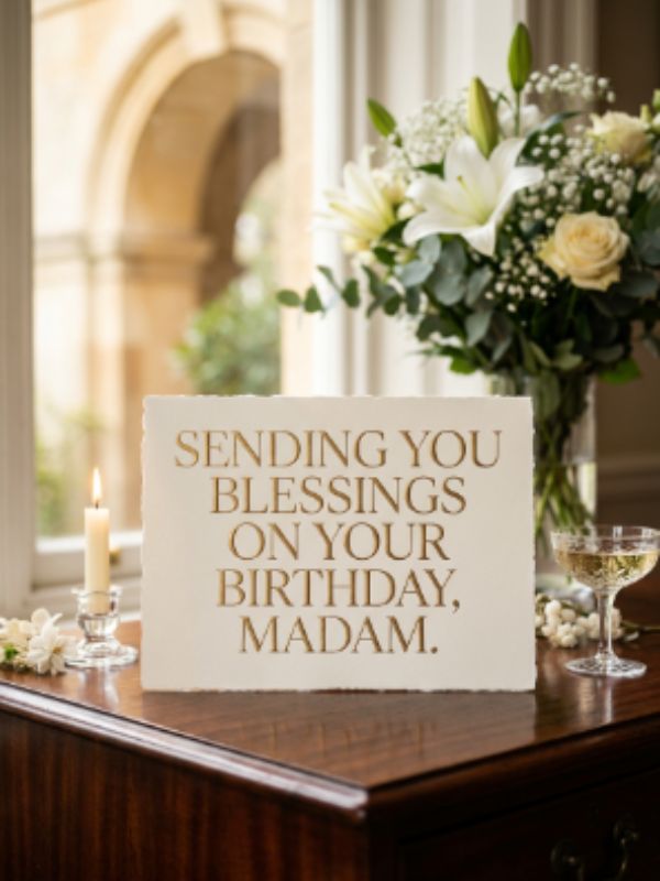 Blessing Happy Birthday Madam Wishes