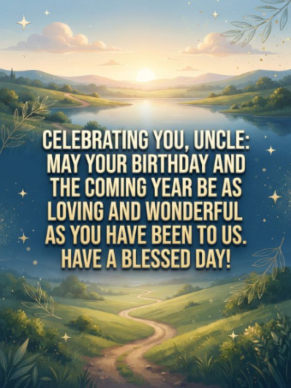 Choose Loving Birthday Wishes for Uncle
