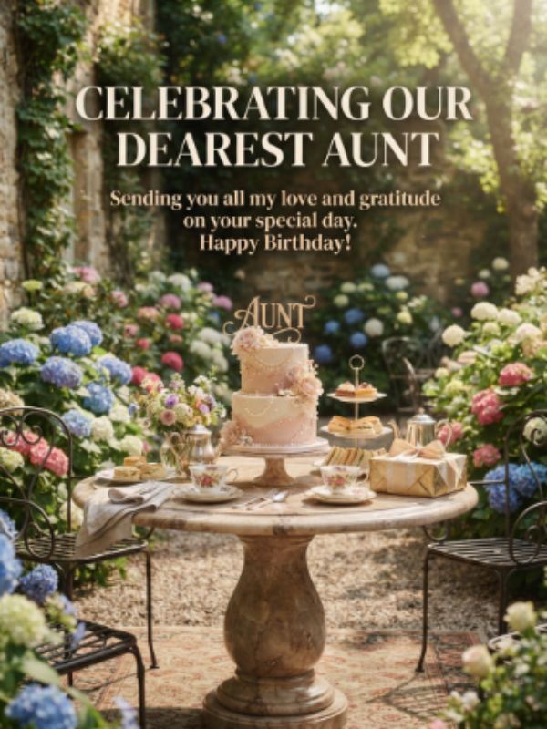 Deeply Affectionate Birthday Wishes for Aunt