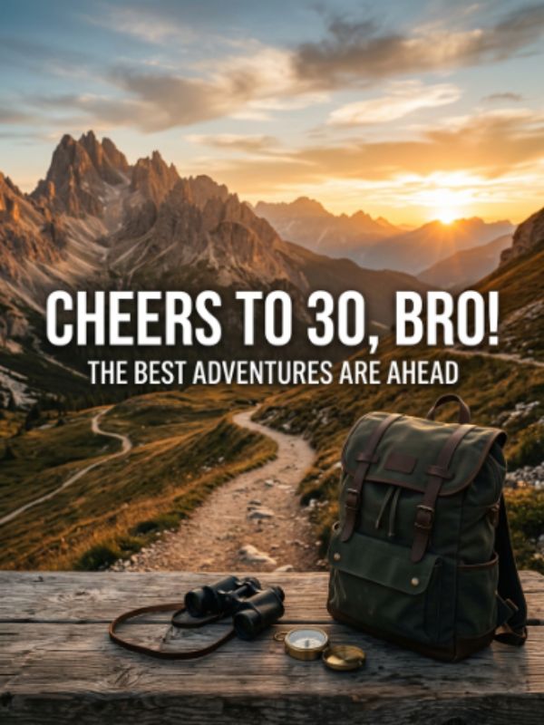 Encouraging 30th Birthday Wishes for Brother