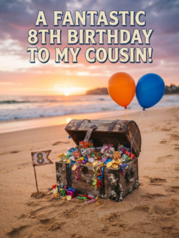 Fantastic 8th Birthday Wishes for Your Cousin