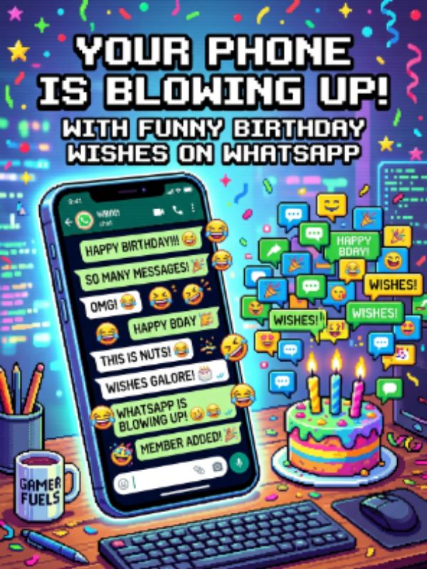 Funny Happy Birthday Wishes to Share on WhatsApp