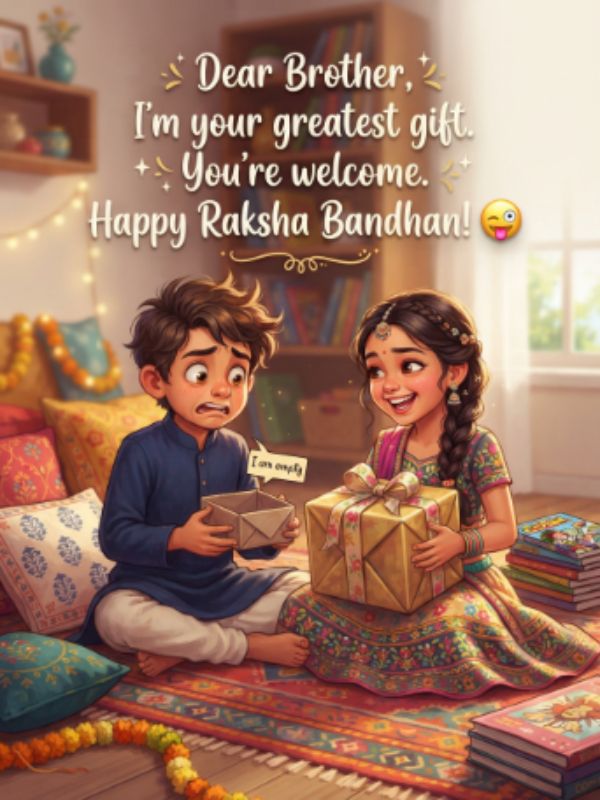 Funny Raksha Bandhan Wishes Your Brother Will Enjoy