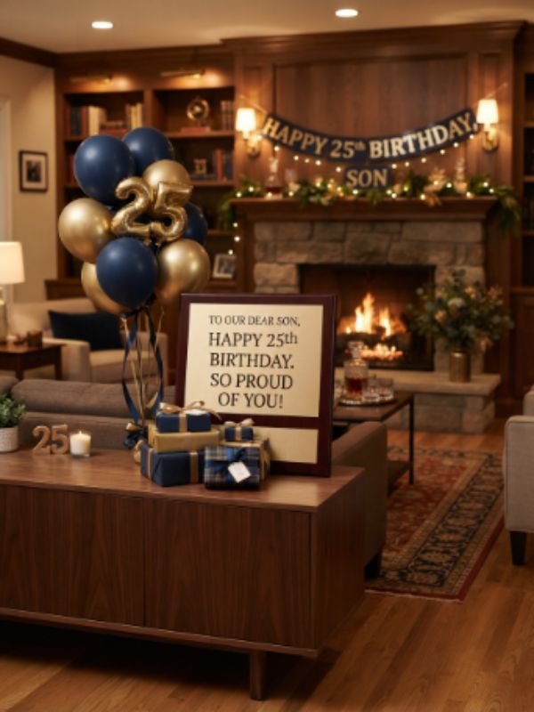 Happy 25th Birthday Wishes for Son from Proud Parents