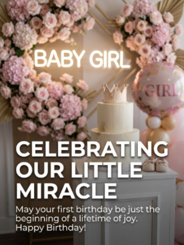Happy 2nd Birthday Wishes for Baby Girl