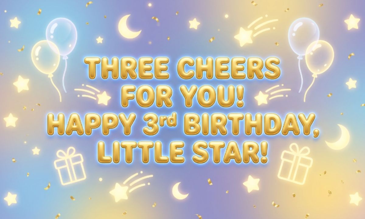 Happy 3rd Birthday Wishes