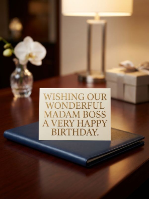Happy Birthday Madam Wishes for Boss or Female Manager