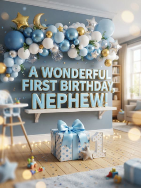 Happy Birthday Wishes for a Baby Nephew