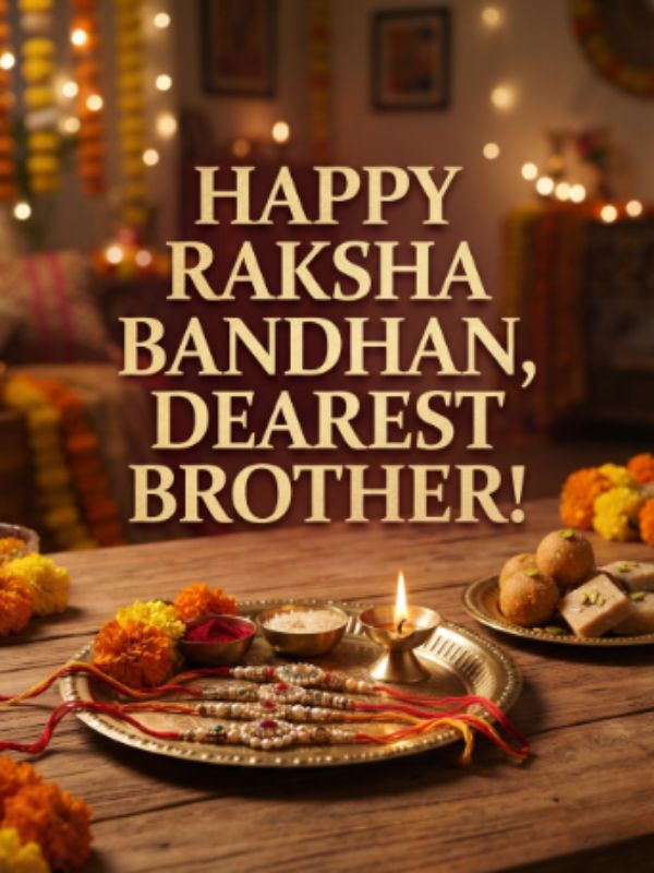 Happy Raksha Bandhan Wishes for Brother in English