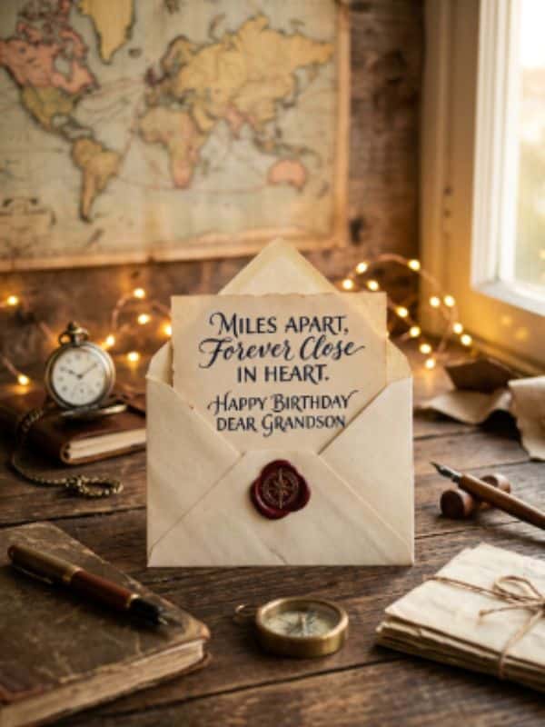 Heart Touching Birthday Wishes for a Distant Grandson