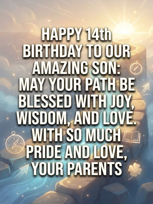 Heartfelt 14th Birthday Wishes From Proud Parents