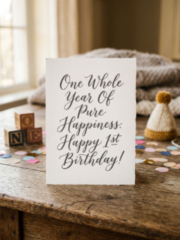 Heartfelt 1st Birthday Wishes for Baby's First Year