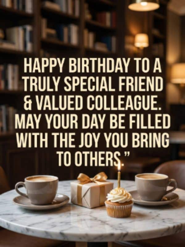 Heartfelt Birthday Wishes For Coworker Turned Close Friend