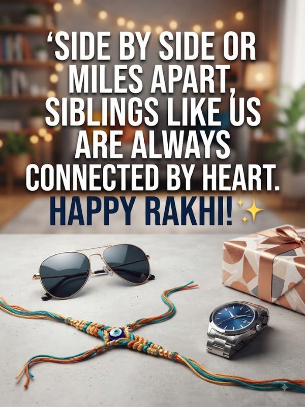 Modern Raksha Bandhan Wishes For Siblings Sharing A Special Bond