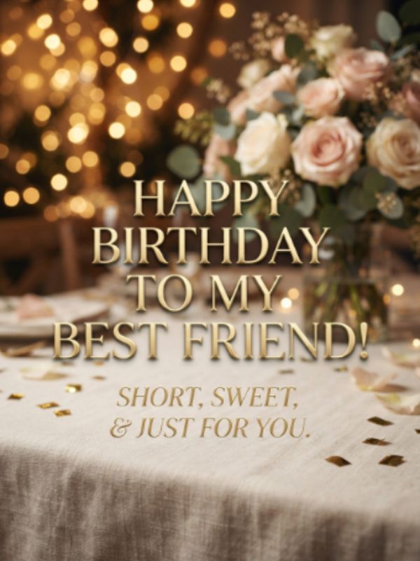 Short Birthday Wishes for Your Best Friends