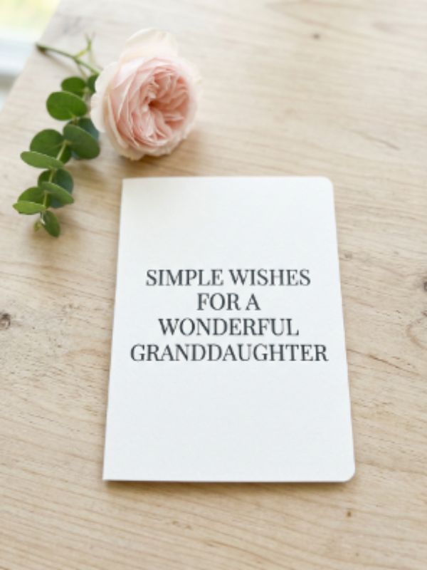 Simple Happy Birthday Wishes for Granddaughter to Write in a Card