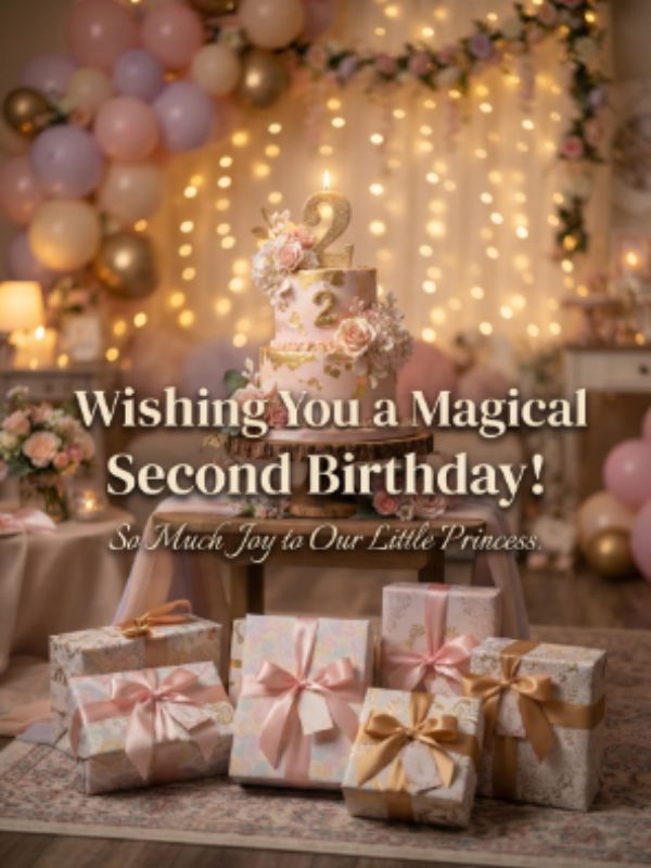 Sweet 2nd Birthday Wishes for Your Baby Girl