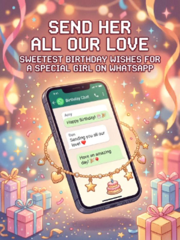 Sweet Happy Birthday Wishes for a Girl on WhatsApp