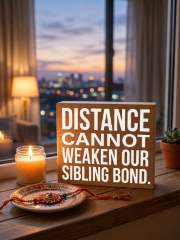 Touching Raksha Bandhan Wishes For Brother Staying Abroad Alone