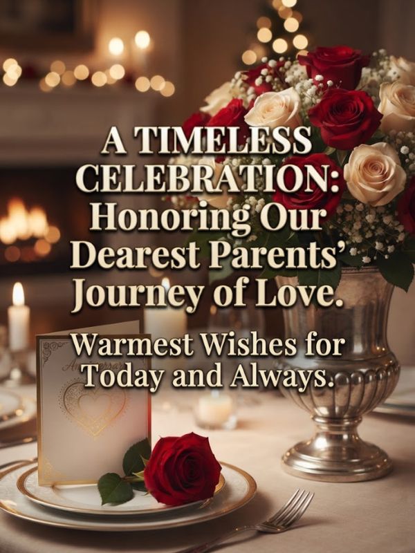 Warm Anniversary Wishes for Mom Dad Today