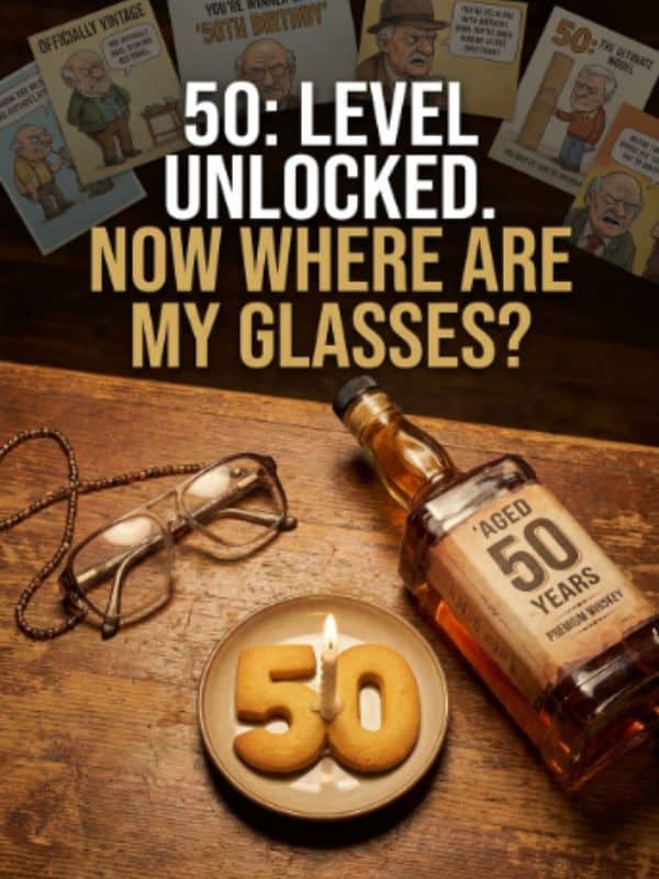Funny 50th Birthday Wishes for a Man