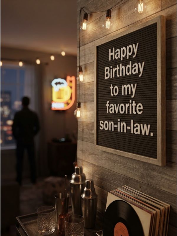 Funny Heart Touching Birthday Wishes for Son-in-Law