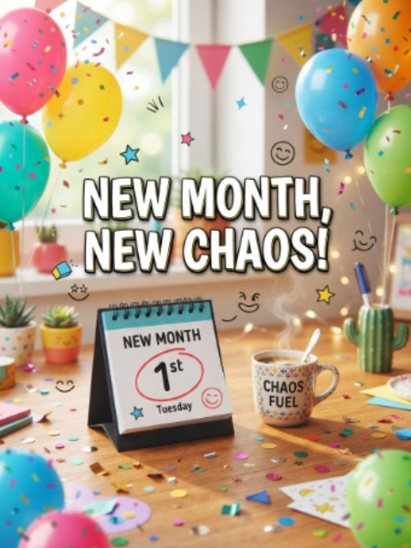 Funny New Month Wishes to Make Them Smile